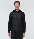 Moncler Down-paneled wool jacket