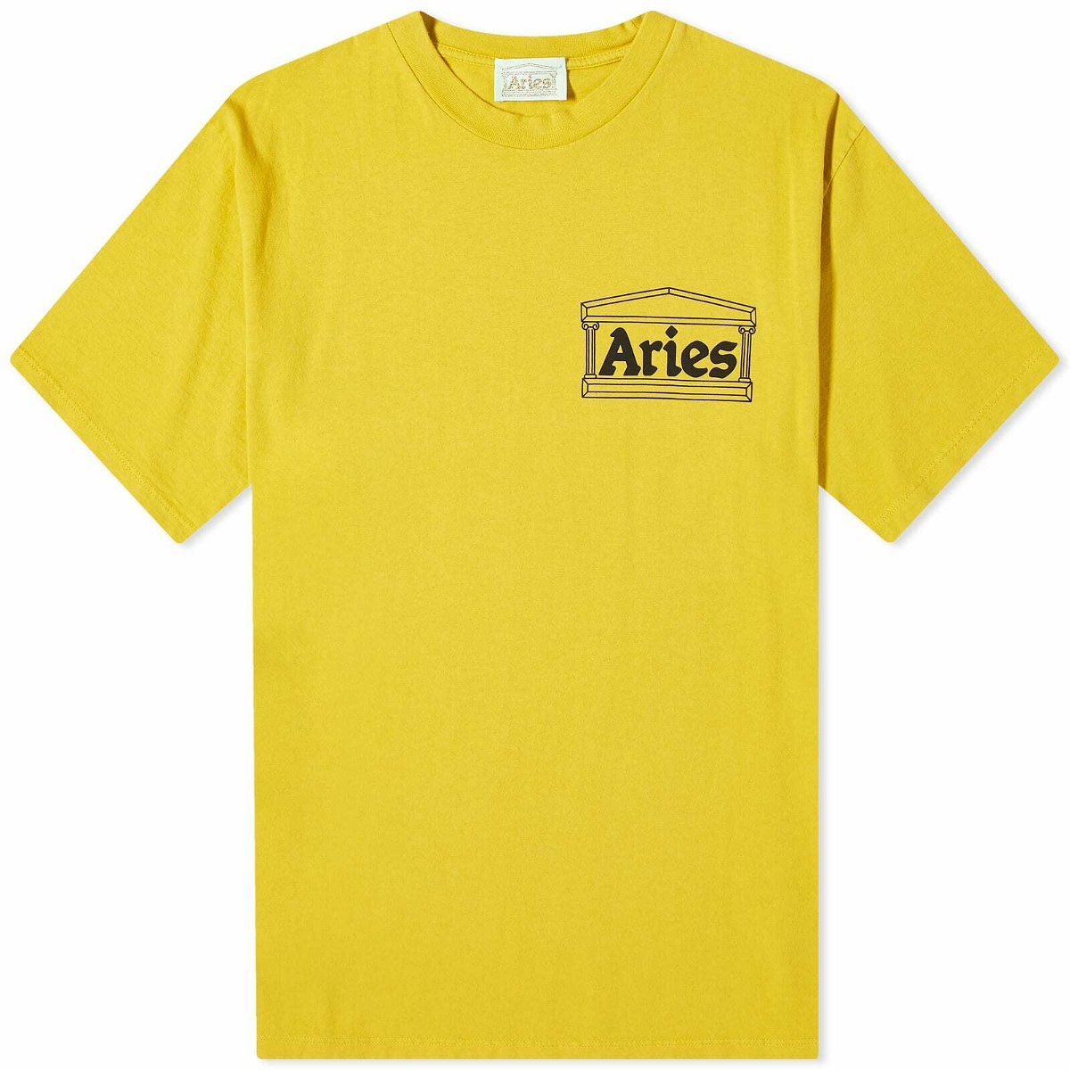 Photo: Aries Temple T-Shirt in Chartreuse