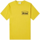 Aries Temple T-Shirt in Chartreuse
