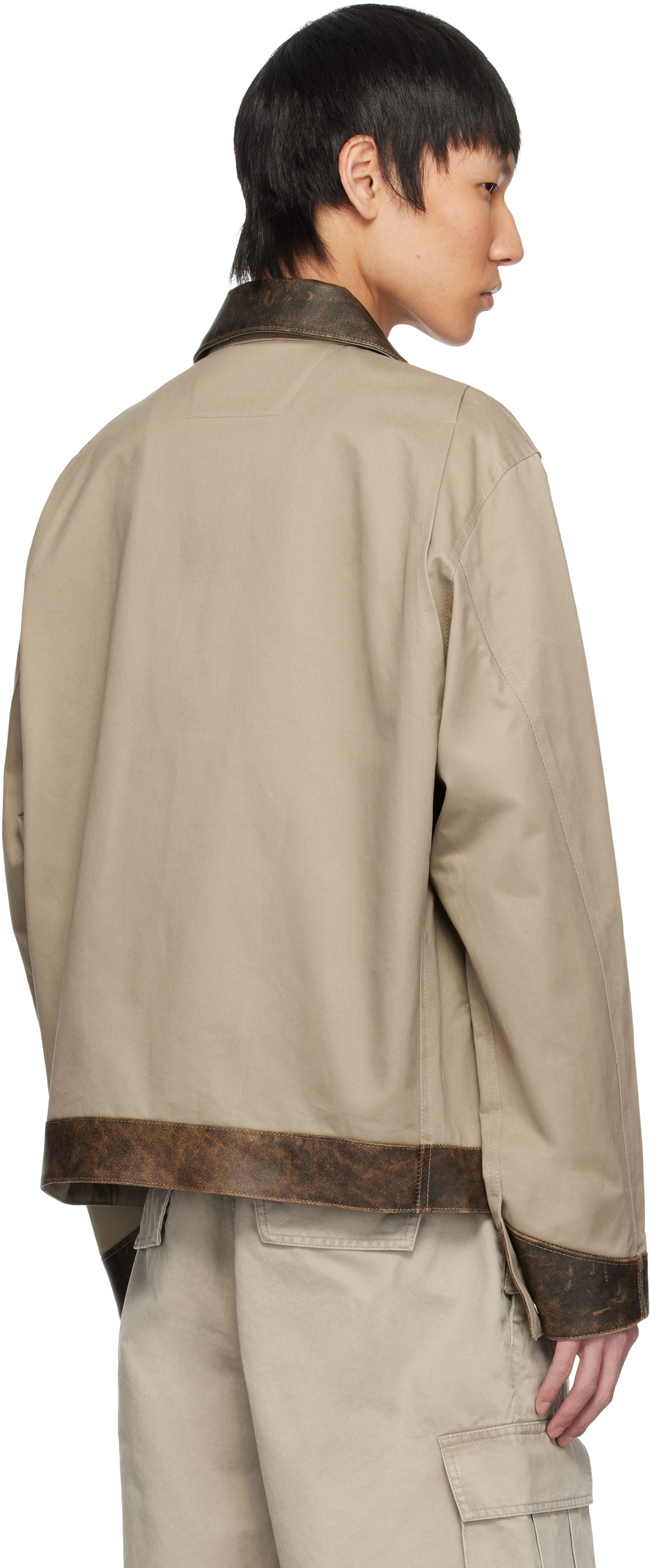 MISBHV Beige 'Sunburn' Work Jacket
