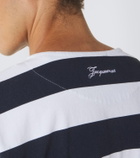 Jacquemus Marinière striped cotton jersey Henley shirt