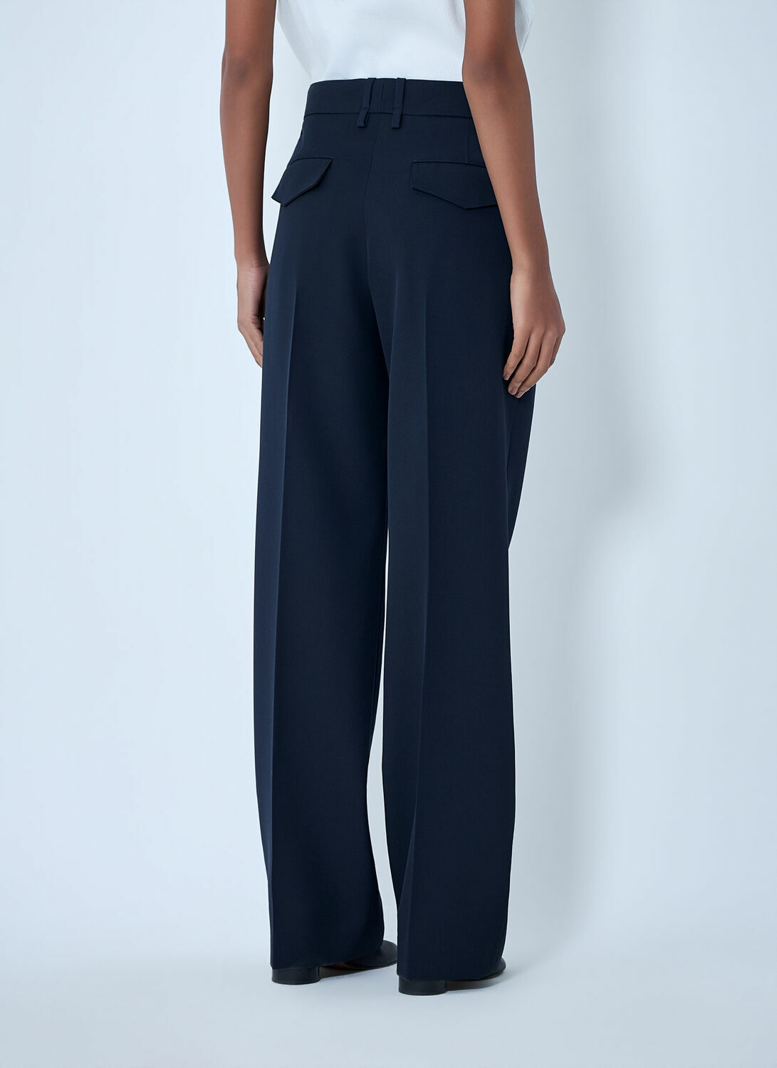 Jil Sander High-Waisted Pleated Pants