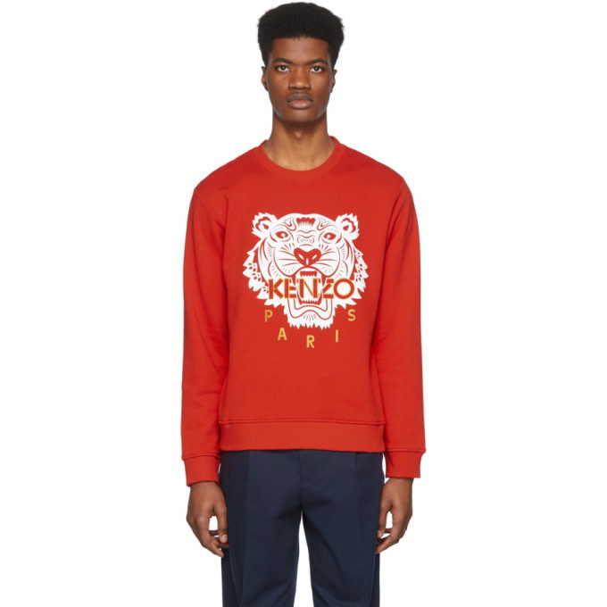 Photo: Kenzo Red Limited Edition Chinese New Year Classic Tiger Sweatshirt