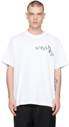 Soulland White Metal Letters T-Shirt