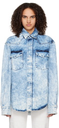 VTMNTS Blue Boiled Denim Shirt