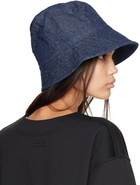 Engineered Garments Blue Asymmetrical Bucket Hat