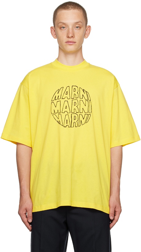 Photo: Marni Yellow Circular T-Shirt