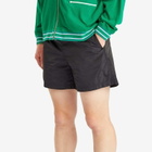 BODE Men's Nylon Track Shorts in Black