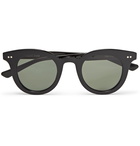 Native Sons - Merrimack Round-Frame Acetate Sunglasses - Black