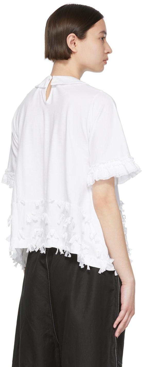 Tricot Comme des Garçons White Cotton T-Shirt