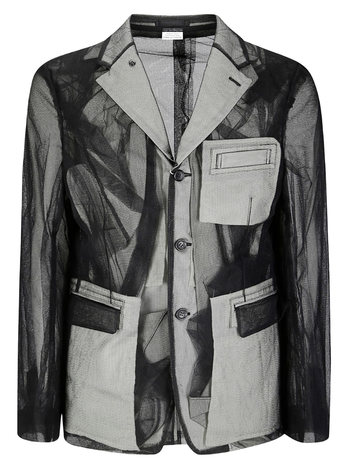 comme des garçons homme tweed coat Black CDG Tweed Nep Jacket – COMME des GARÇONS Germany
