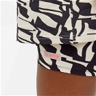 P.E Nation Women's Rockland Bike Short in Abstract Print