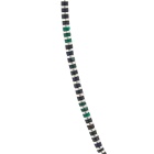 Mikia Men's Heishi Beaded Necklace in Azurite 