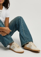 Maison Margiela Replica Panelled Canvas Sneakers Cream