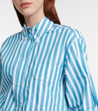 Victoria Beckham - Striped cotton shirt