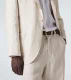 Brunello Cucinelli Braided suede belt