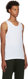 Dries Van Noten White Helios Tank Top