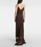 Jacques Wei Layered slip dress