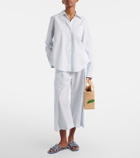 Loewe Paula's Ibiza Petal Anagram canvas slides