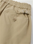 Ralph Lauren Purple label - Straight-Leg Pleated Cotton-Twill Shorts - Brown