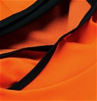 Palm Angels - Under Armour Oversized Logo-Print Neoprene Hoodie - Orange