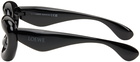 Loewe Black Inflated Cat-Eye Sunglasses