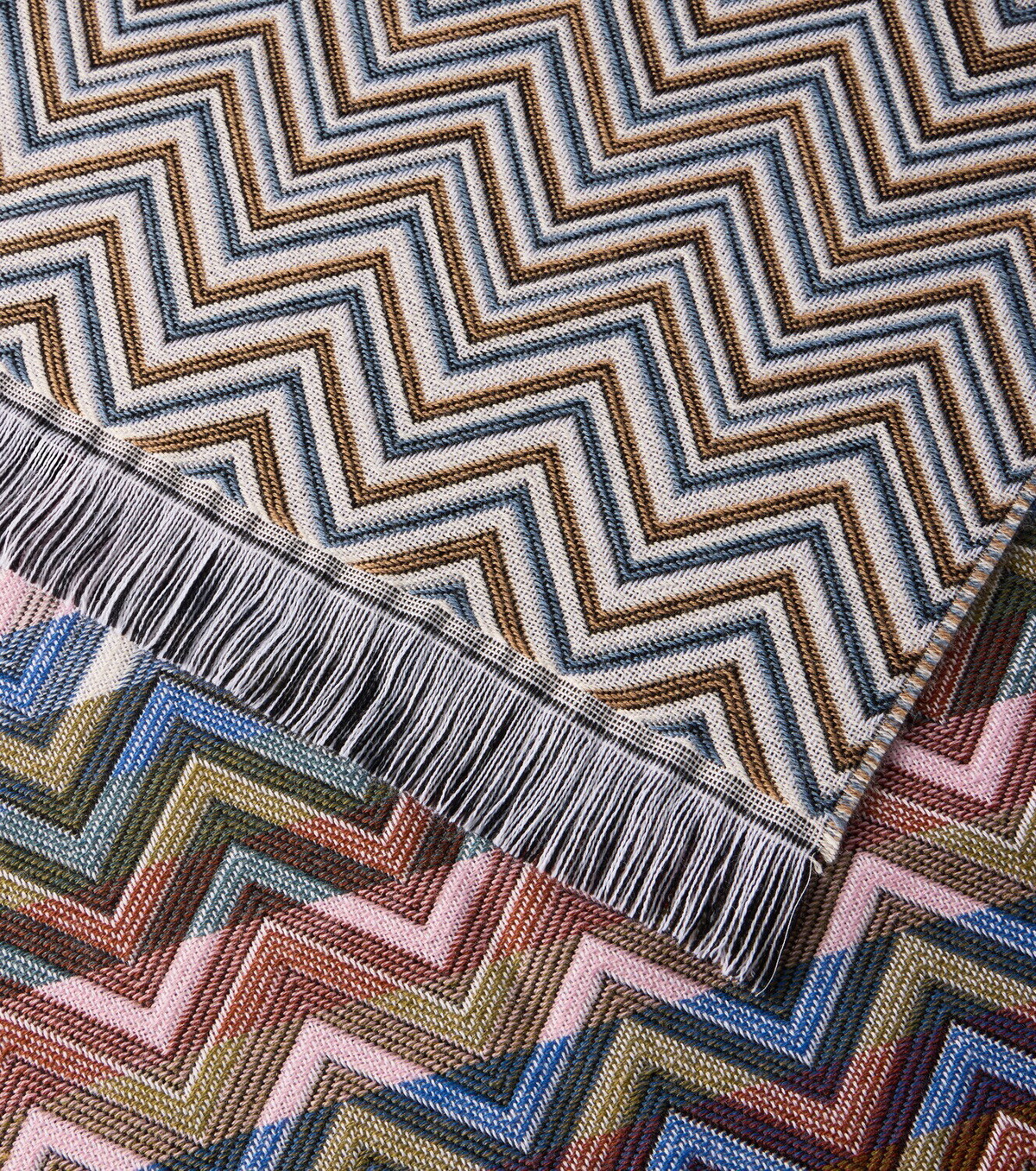 Missoni Antwan fringed wool-blend throw