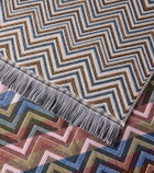 Missoni Antwan fringed wool-blend throw