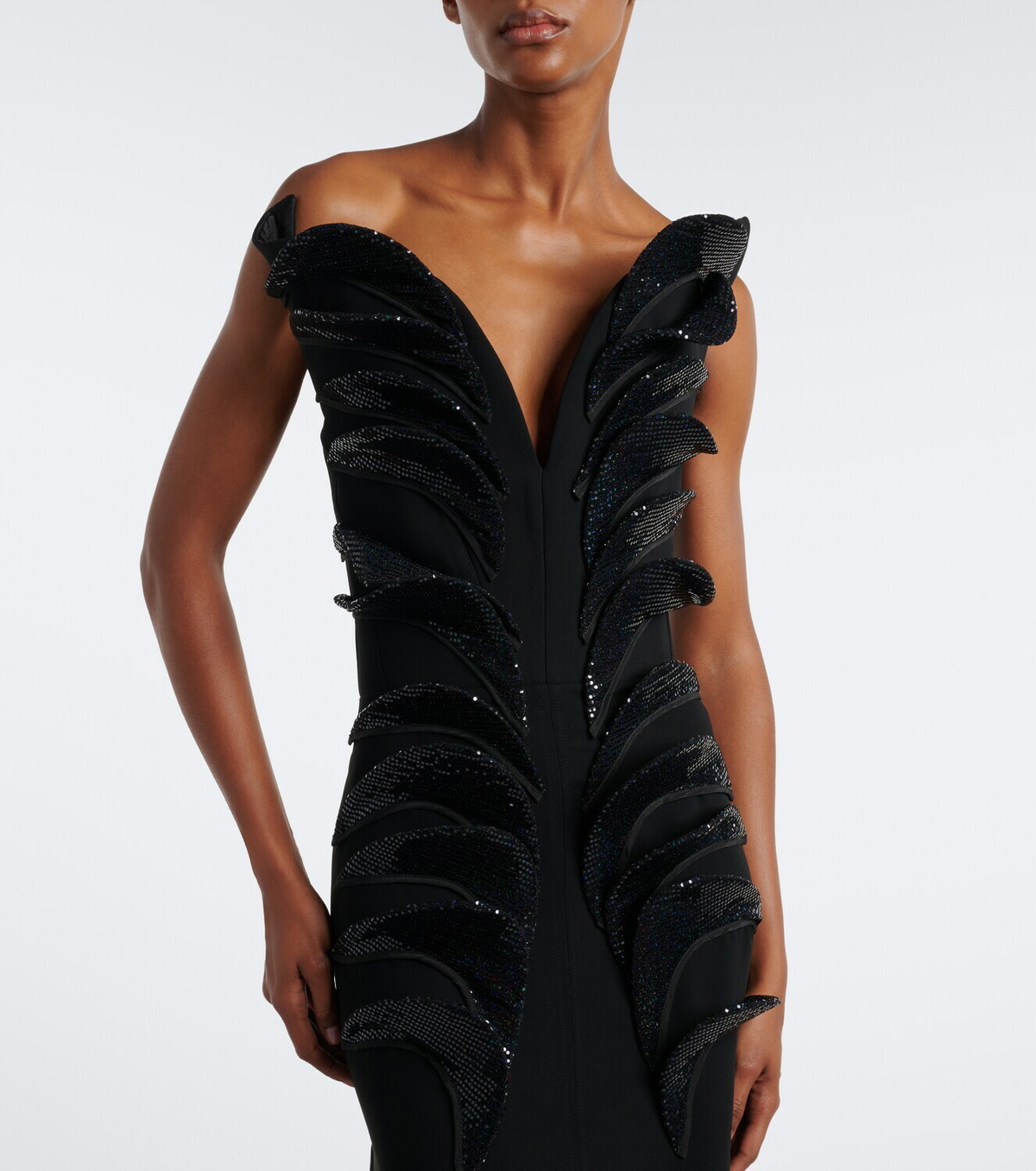 Maticevski Spearhead sequined embellished gown