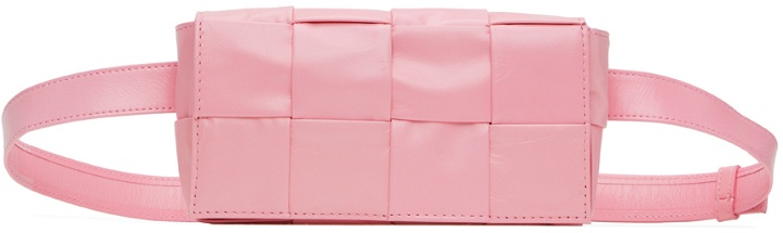 Photo: Bottega Veneta Pink Cassette Belt Bag