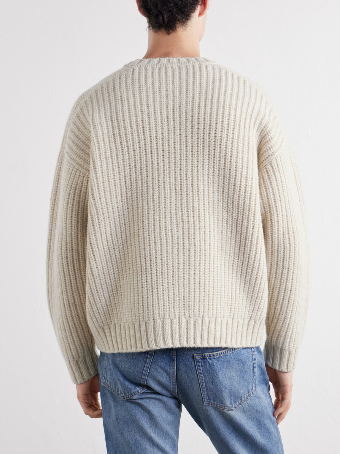 TOTEME - Ribbed Wool Sweater - Neutrals
