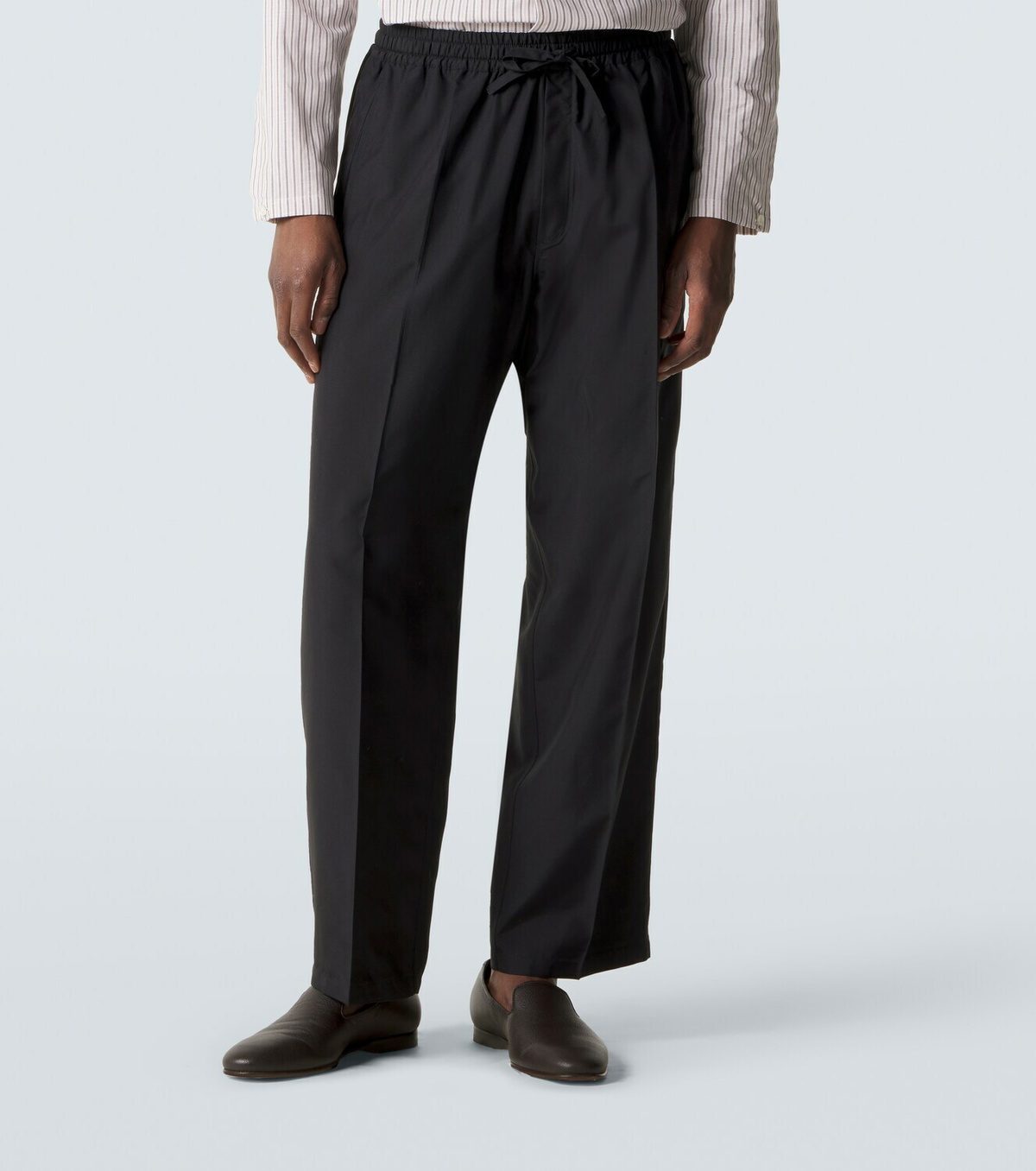 Umit Benan Julian silk straight pants