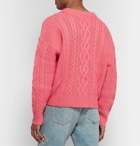 Isabel Marant - Tayler Cable-Knit Wool Sweater - Pink