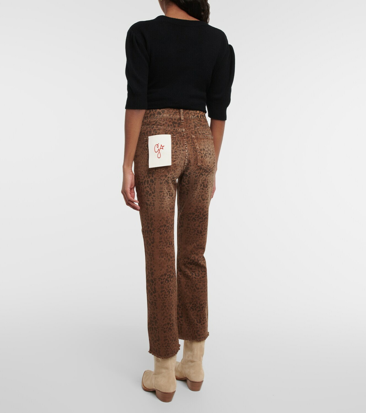 Alexander fashion wang leopard jeans