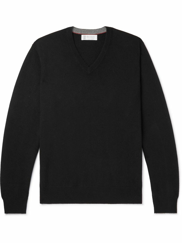Photo: Brunello Cucinelli - Cashmere Sweater - Black