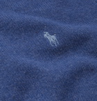 Polo Ralph Lauren - Wool and Cashmere-Blend Half-Zip Sweater - Blue