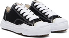 Maison MIHARA YASUHIRO Black 'Hank' OG Sole Canvas Low-Top Sneakers