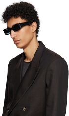 Second/Layer Black 'The Rev' Sunglasses