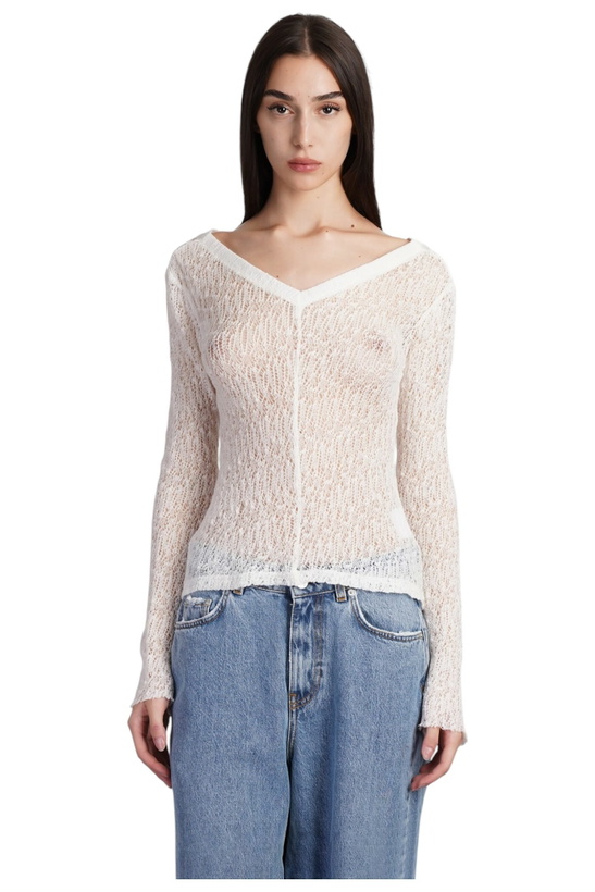Photo: Séfr Maeve Top Topwear In Beige Wool