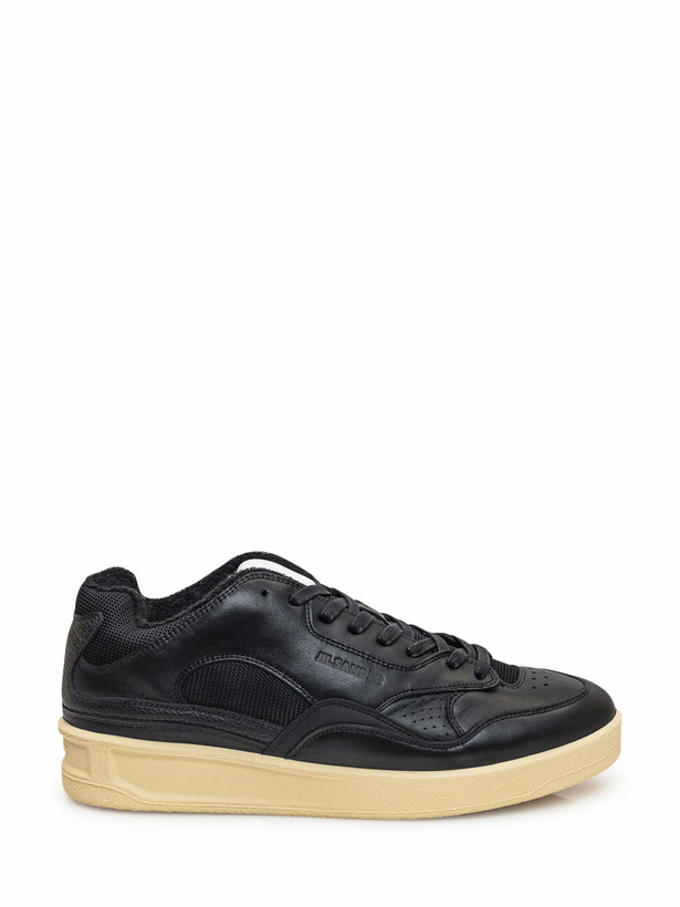 Photo: Jil Sander Logo Leather Sneakers