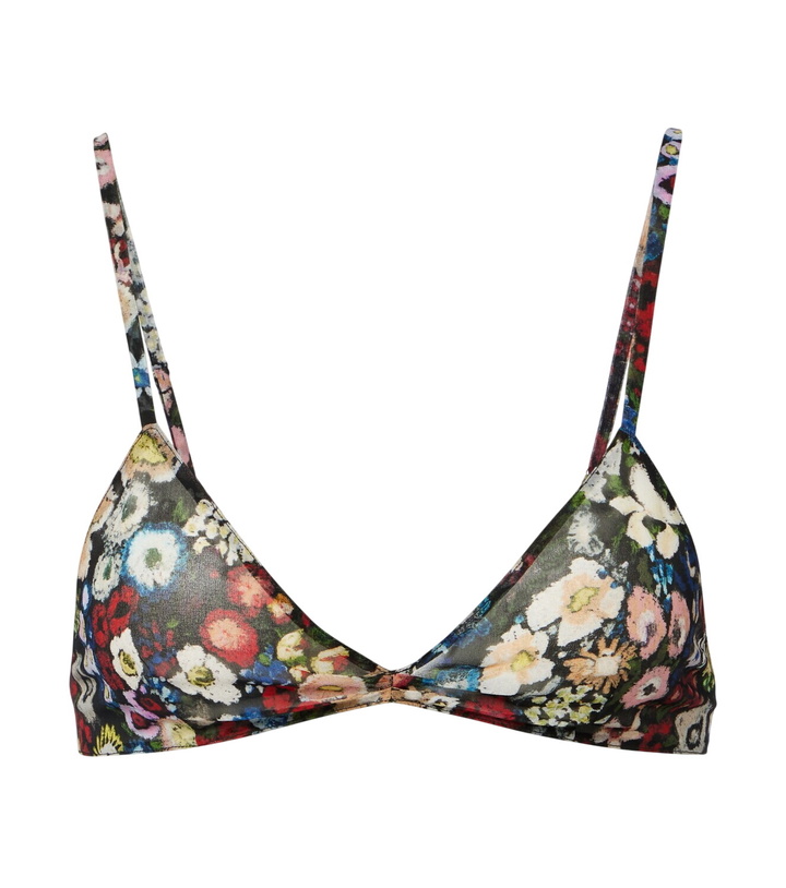 Photo: Khaite Talita floral silk bra top
