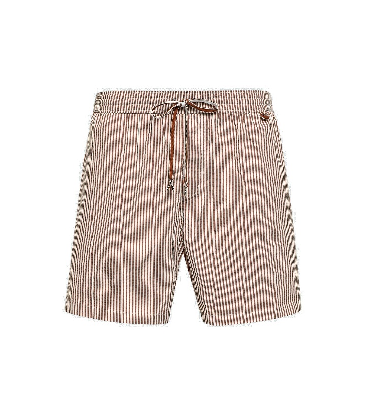 Photo: Loro Piana Striped shorts