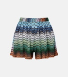 Missoni Wave lamé miniskirt