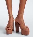 Aquazzura Cupid leather platform sandals