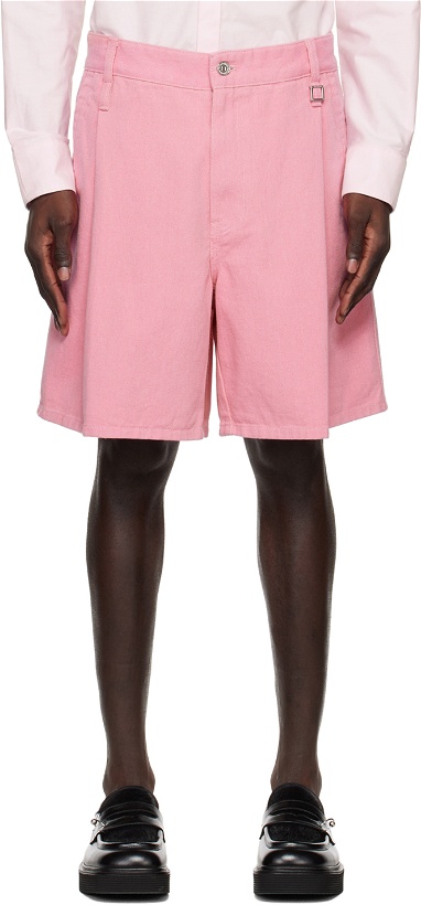 Photo: Wooyoungmi Pink Pleated Shorts