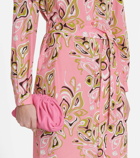 Pucci Printed cotton shirt dress