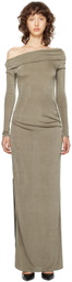 Anna October Gray Teresa Maxi Dress
