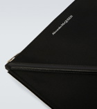 Alexander McQueen - Leather-trimmed pouch