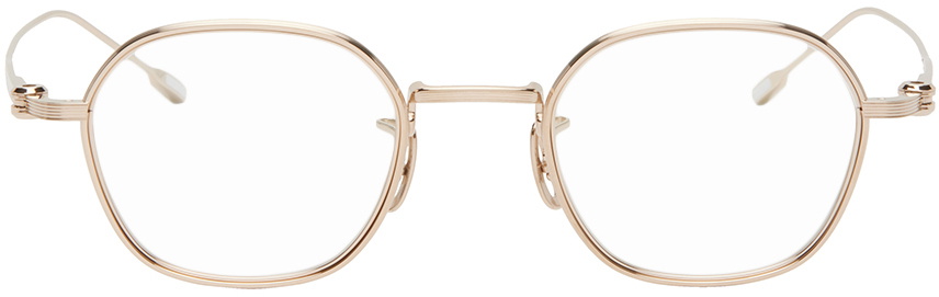 YUICHI TOYAMA. Gold Bankside Glasses
