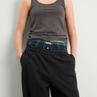 Acne Studios Women's Felle Sweatpants with Boxers in Black/Green